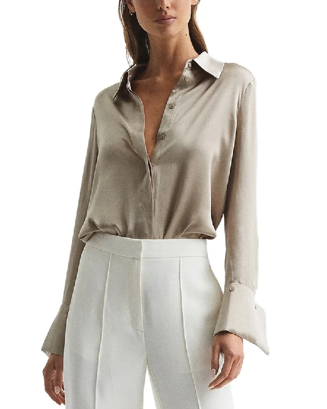 Online Clothing Boutiques Reiss Haley Silk Shirt