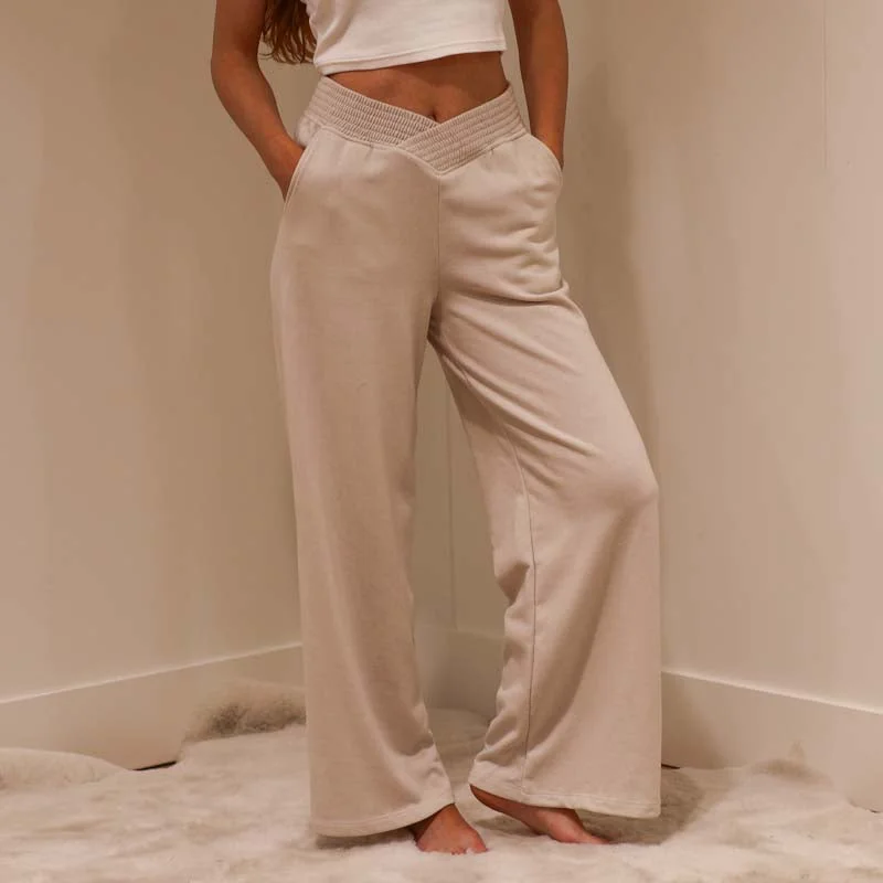 Women's Casual Wear Clothing V Waist Lounge Pant