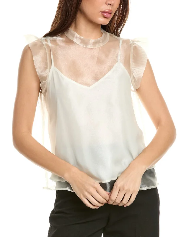 Clearance Sale Vince Camuto Organza Top