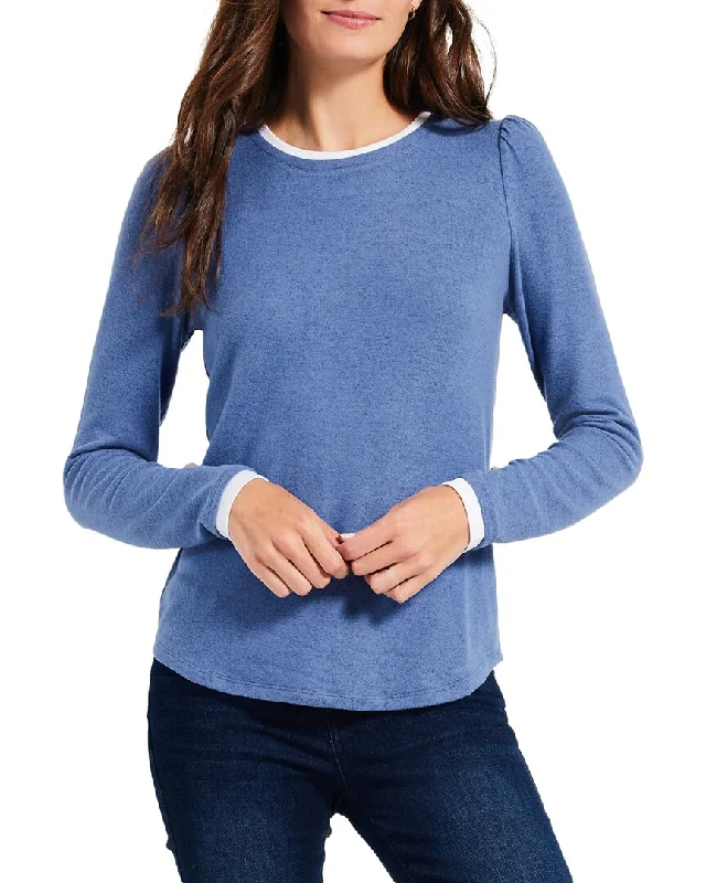 Early Bird Offer NIC+ZOE Sweet Dreams Puff Shoulder Layered Top