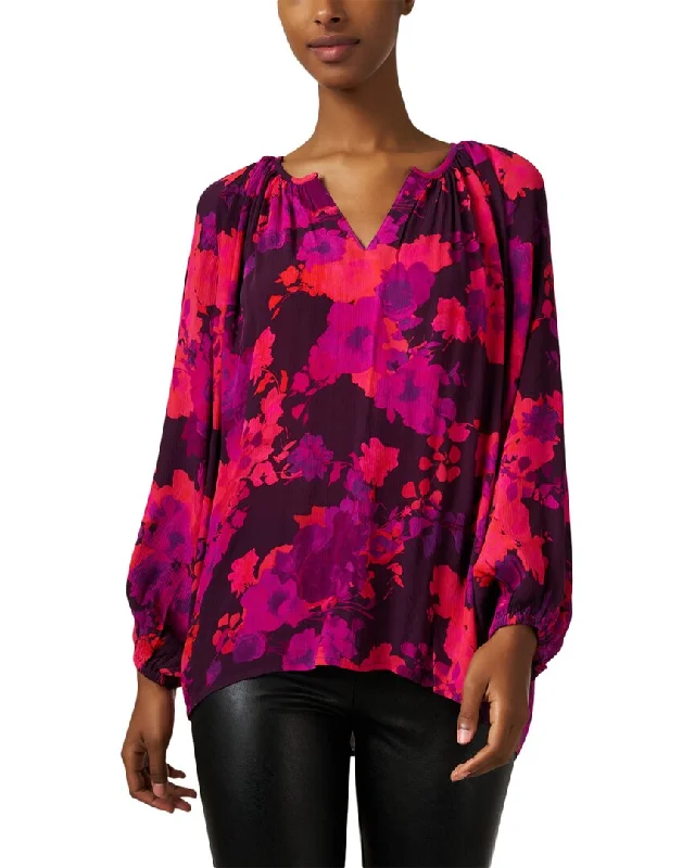 Online Boutiques Affordable Megan Park Rosetta Floral Print Shirt