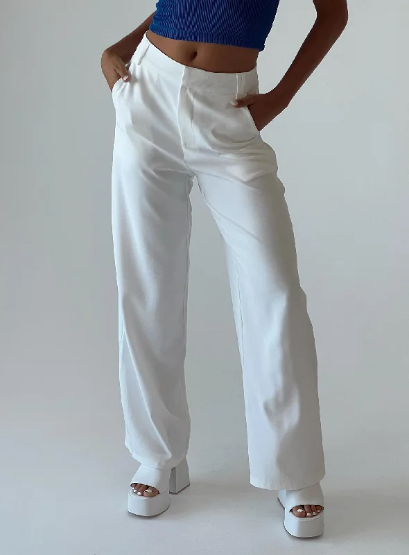 Luxury Fashion Sultan Pants White