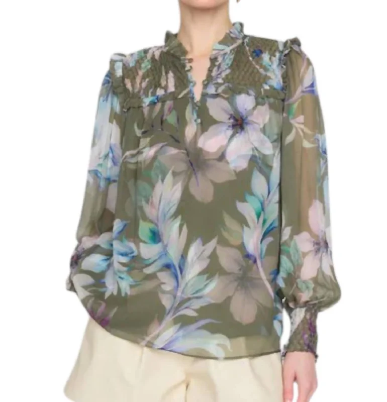 Everyday Women's Fashion Trends Jasmine Top In Viridian Prism