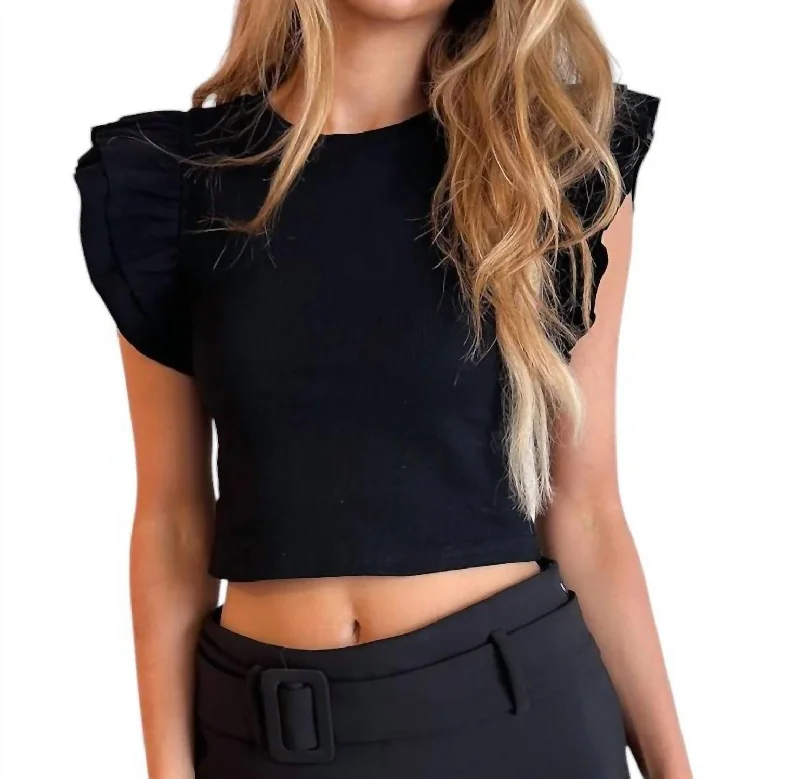 Designer Women's Fashion Online Too Too Cute Top In Black