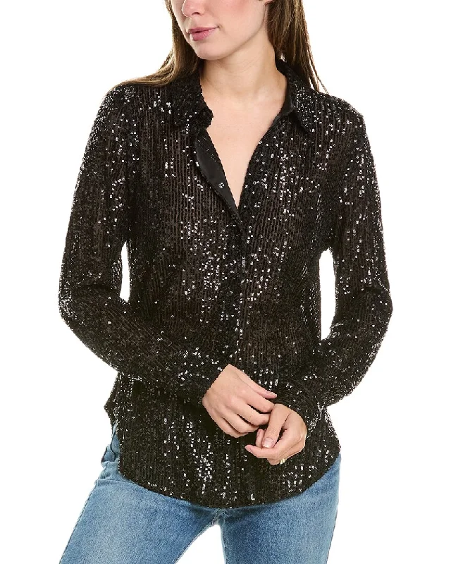 Athleisure Wear Vince Camuto Sequin Shirt