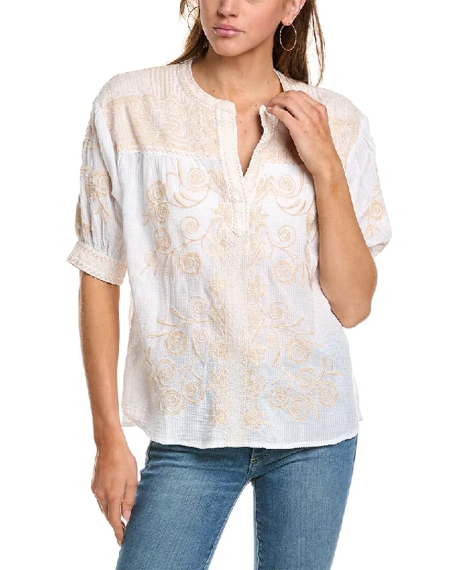 Must-Have Styles Johnny Was Hannani Henley Shirt