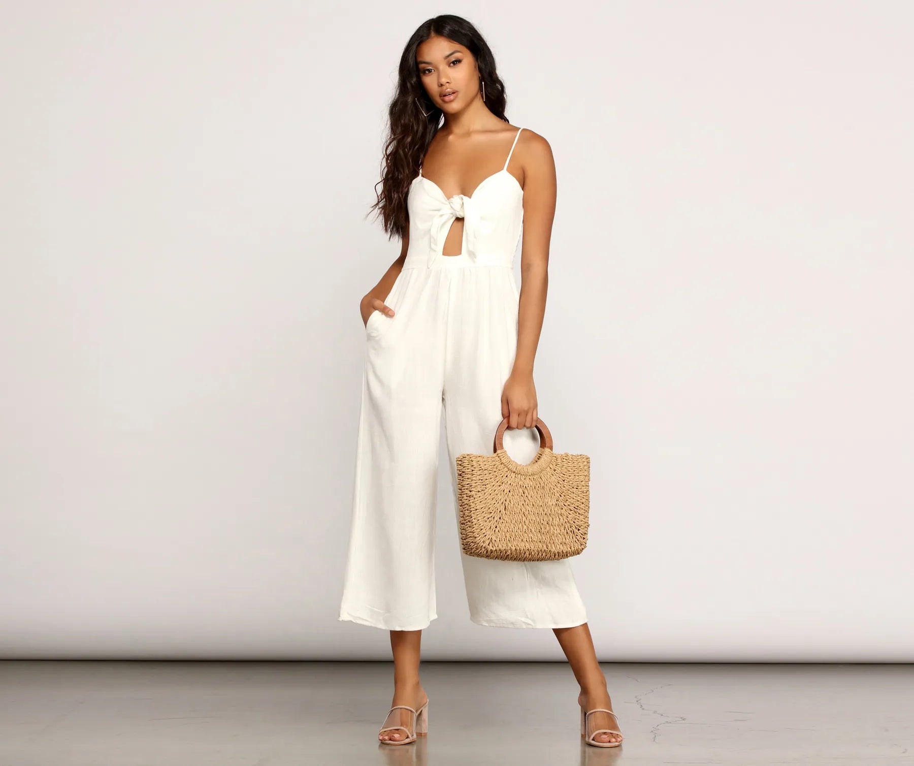 Chic & Cozy Apparel Beat The Heat Cutout Jumpsuit