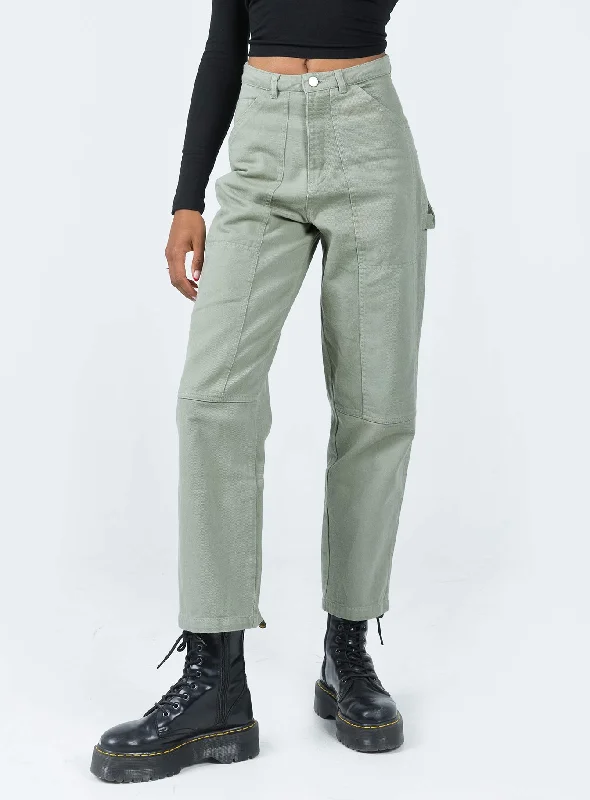 Special Occasion Wear Dropouts Cargo Pants Green