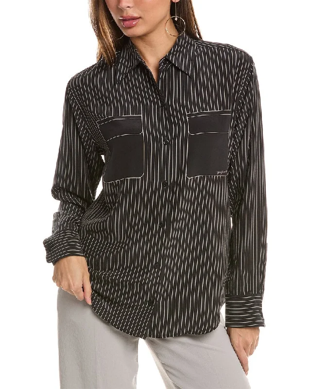 Trendy And Individual Women's Fashion Equipment Signature Silk Shirt