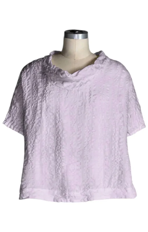 Trendy Casual Outfits Women's Bia Top In Lilac