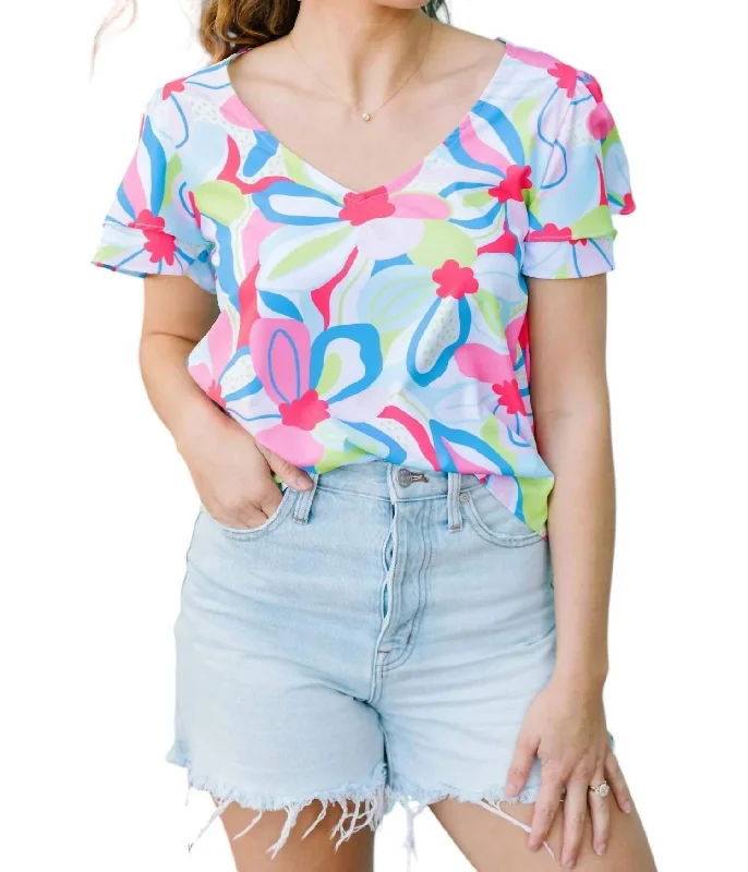 Final Sale Grayson Top In Color Me Happy Pink