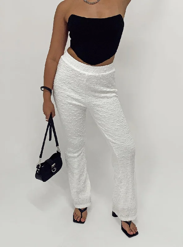 End of Season Sale Walking On Air Pants White