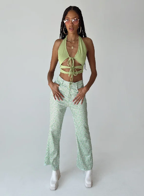 Elegant Simplicity Wardrobe Ryllie Pants Green