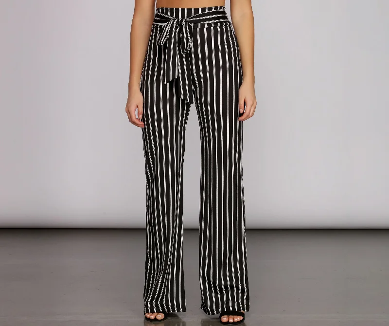 Boutique Styles Tied And Fab High Waist Pants