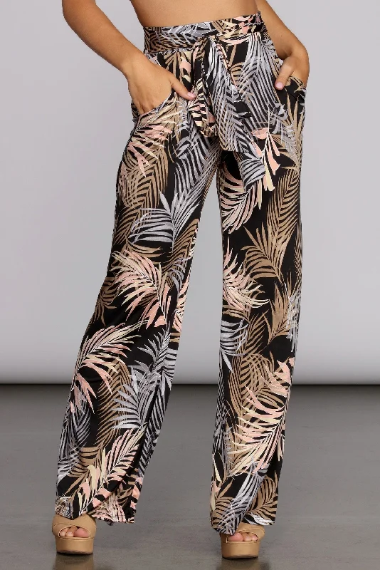 Hot Trends Life Under A Palm Tree Pants