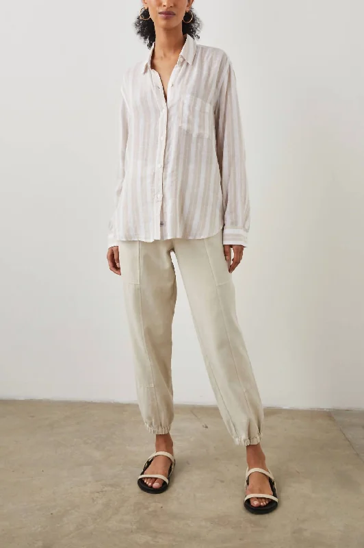 Style Revolution Charli Shirt In Shore Stripe