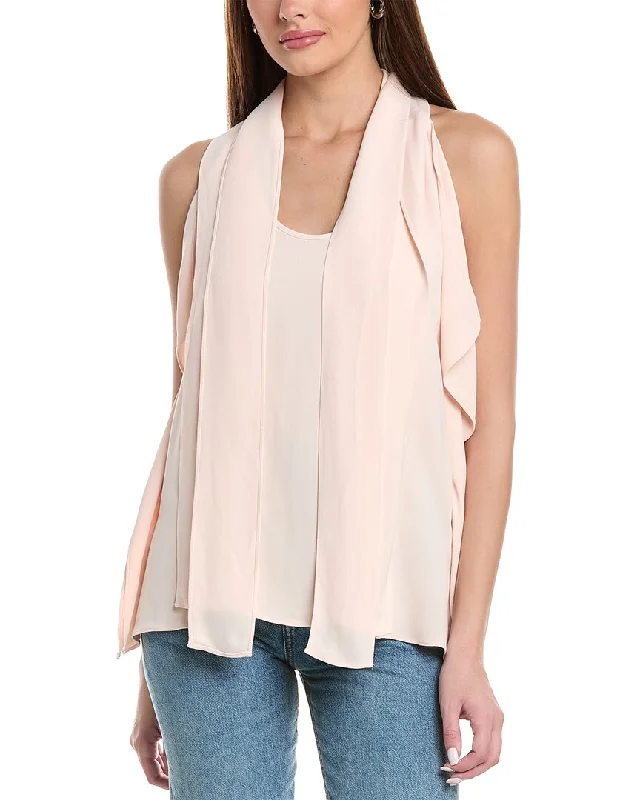 Clothing Brands Reiss Calista Tie Neck Shell