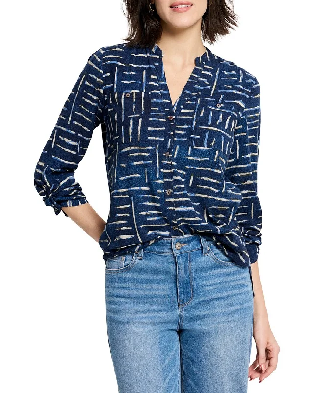 Outfits For Women NIC & ZOE Indigo Dash Live In Shirt