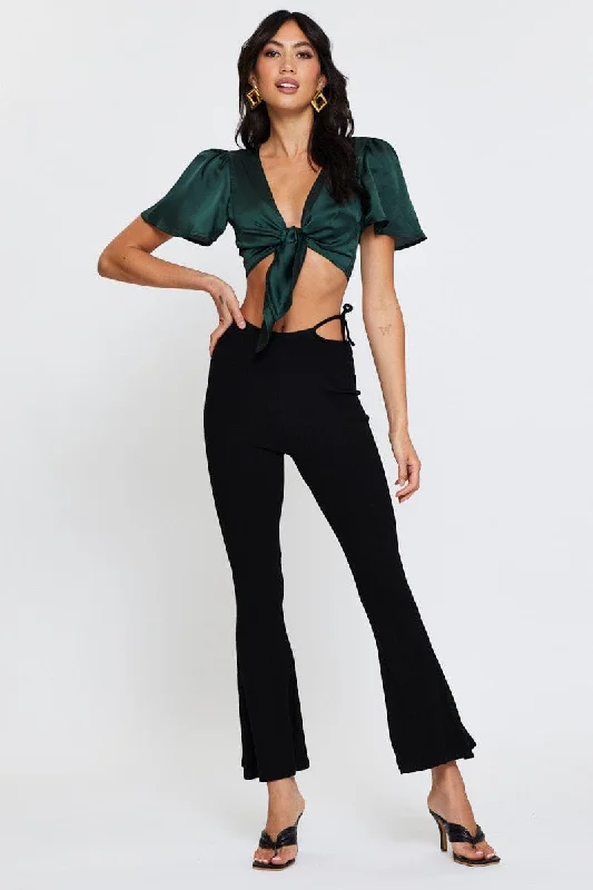 Limited Time Offer Black Flare Pants