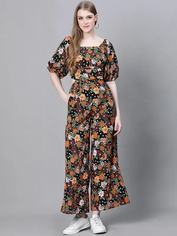 Women's Transitional Clothes Women Printed Multicolor Jumpsuits & Sets