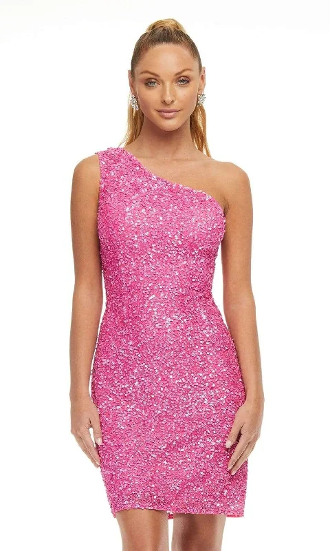 Discover Now Ashley Lauren - 4469 Cutout Lace-up Back Fully Beaded Cocktail Dress