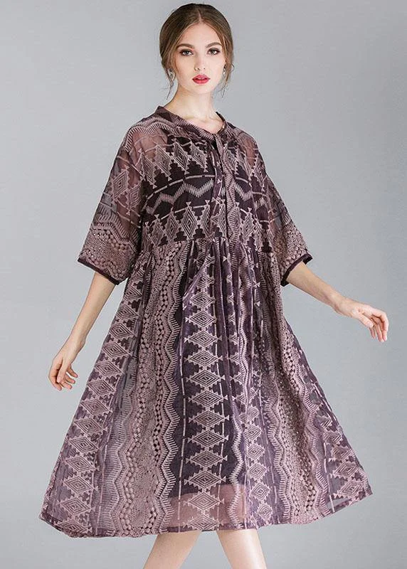 Women's Casual Clothing For Lounging Organic Purple Fashion Chiffon Spring Half Sleeve Two Pieces Set Women's Casual Clothing For Lounging Organic Purple Fashion Chiffon Spring Half Sleeve Two Pieces Set