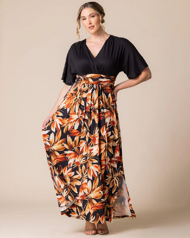 Charming Everyday Clothing For Women Havana Colorblocked Maxi Dress - Sale!