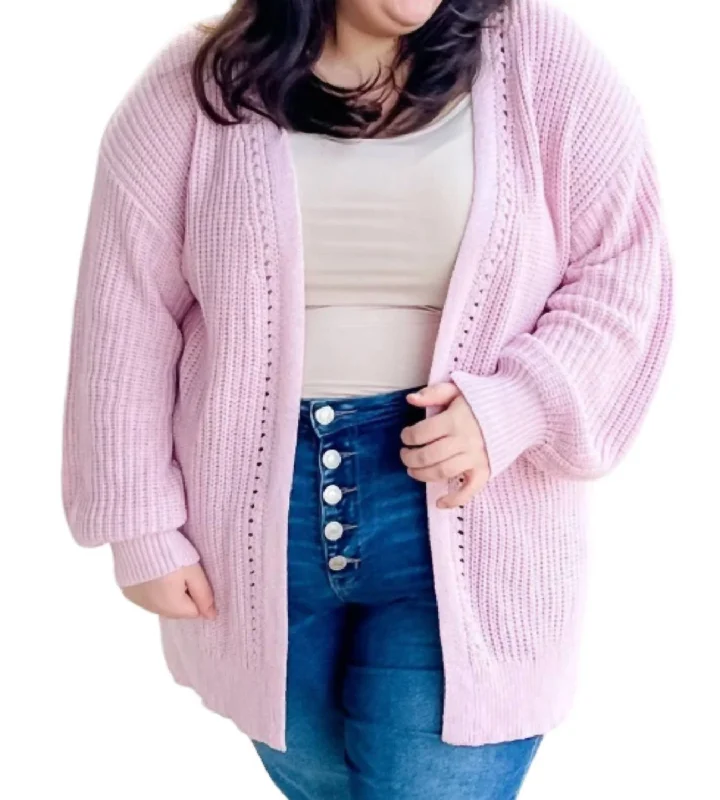 Luxury Women's Clothes Clarette Cardigan In Pink