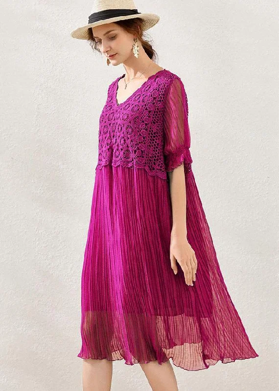 Women's Comfortable Clothes For Weekends Women Rose Fashion Flare Sleeve Spring Long Dress Women's Comfortable Clothes For Weekends Women Rose Fashion Flare Sleeve Spring Long Dress