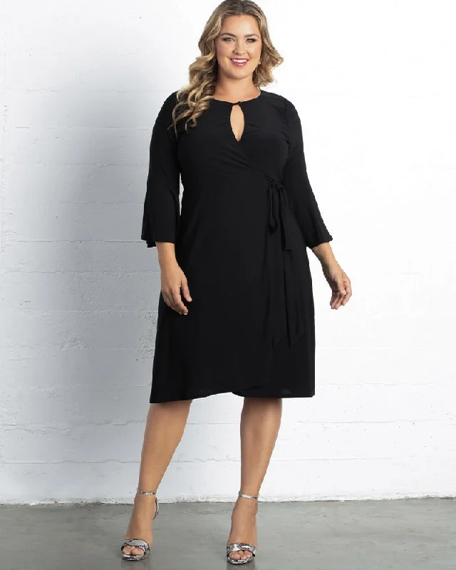 Fashionable Women's Clothing Legacy Keyhole Wrap Dress - Final Sale!