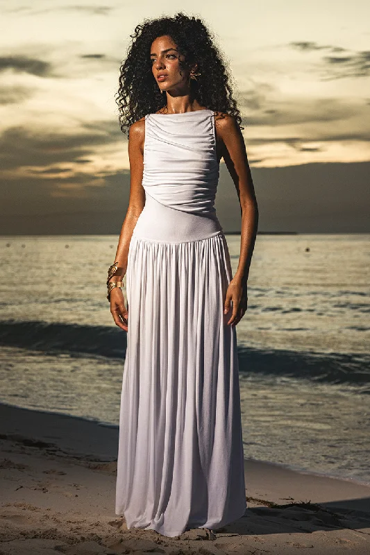 Women Fashion NALLA MAXI DRESS - WHITE