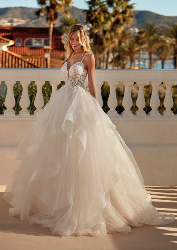 Women's Clothing For Holiday Travel Boho Wedding Dresses A-line Pleat Spaghetti Straps Vestidos De Novia Sexy Backless V-neck Tulle For Elegant Women Women's Clothing For Holiday Travel Boho Wedding Dresses A-line Pleat Spaghetti Straps Vestidos De Novia Sexy Backless V-neck Tulle For Elegant Women