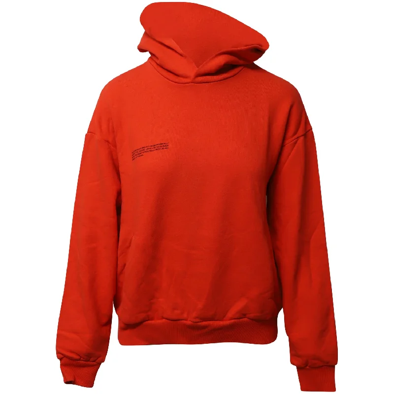 Women's Holiday Clothing Pangaia 365 Signature Hoodie in Red Recycled Cotton
