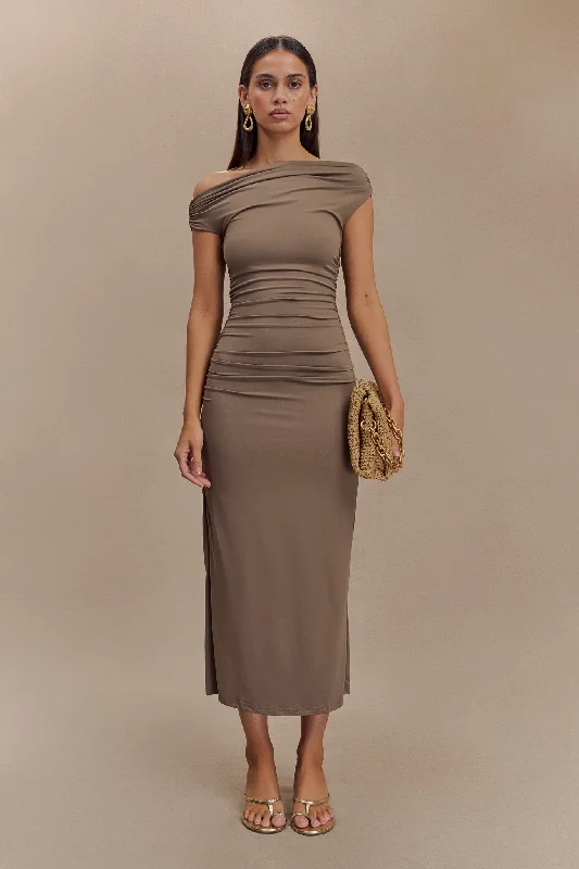 Huge Discounts This Week Alayna Recycled Nylon Midi Dress - Coco