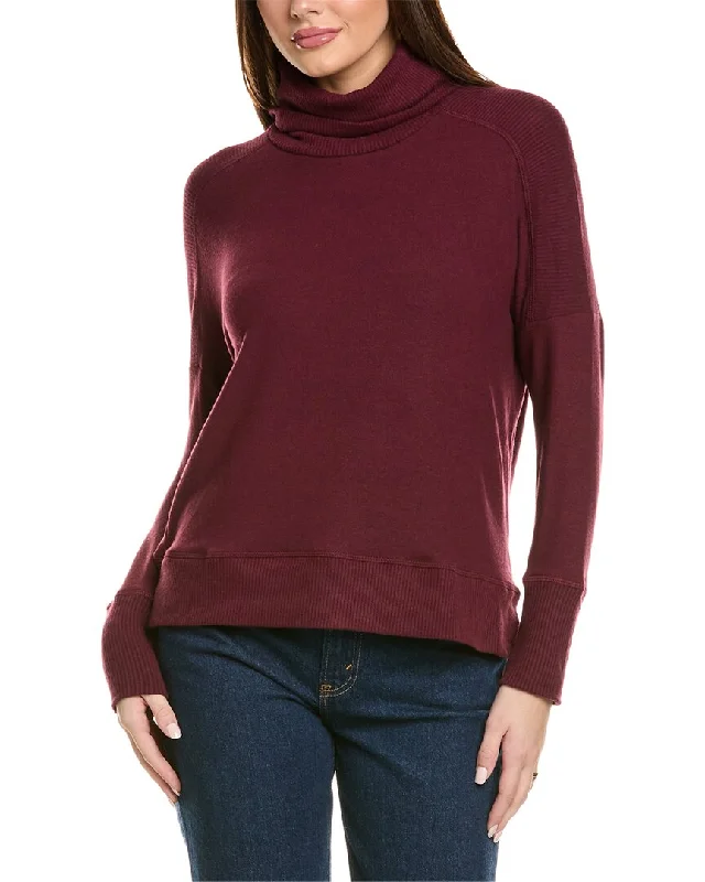 Women's Outerwear Clothing Michael Stars Frida Mock Neck Sweater