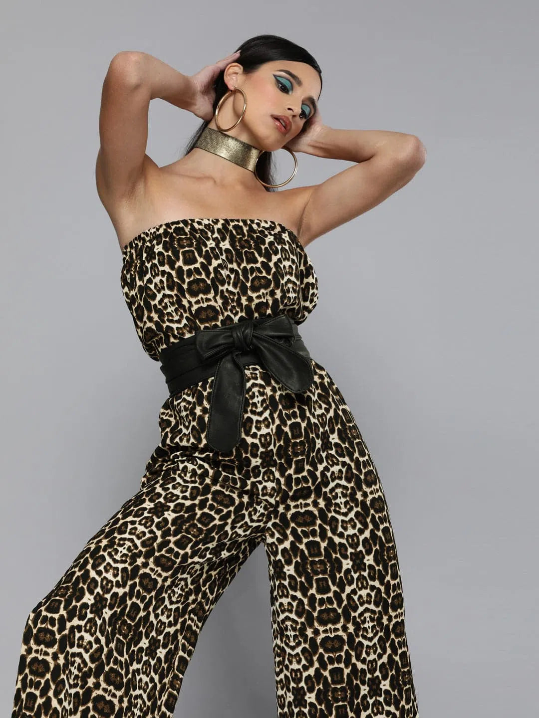 Trend Setting Wardrobe Women Printed Black Jumpsuits & Sets