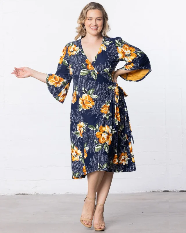 Women's Clothing With Trendy Designs Gemini Wrap Dress - Sale!