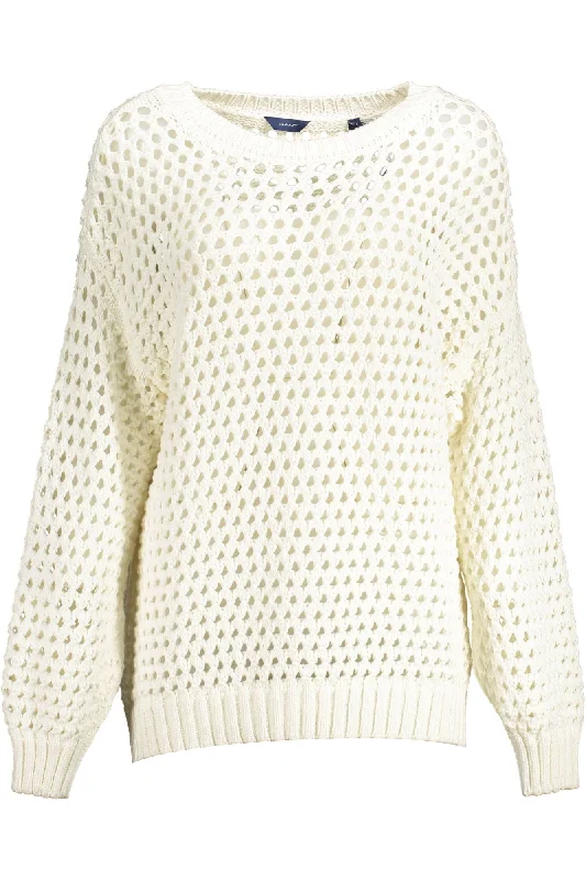 Women's Elegant Clothes Gant Elegant  Perforated Crewneck Women's Sweater