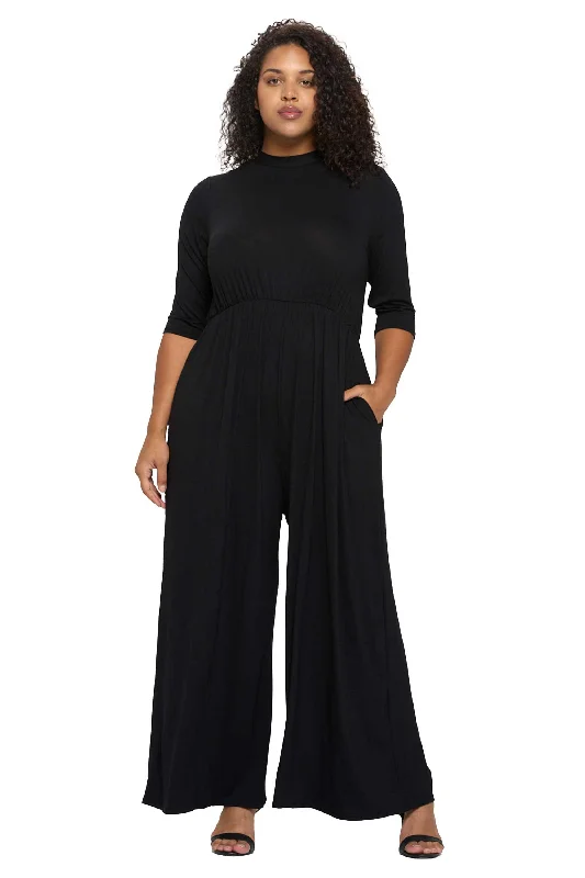 Must-Have Styles Rafaella Pocket Wide Leg Jumpsuit