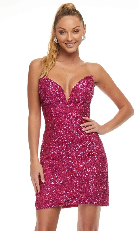 Stupidly Low Prices Ashley Lauren - 4474 V-Neck Sheath Cocktail Dress