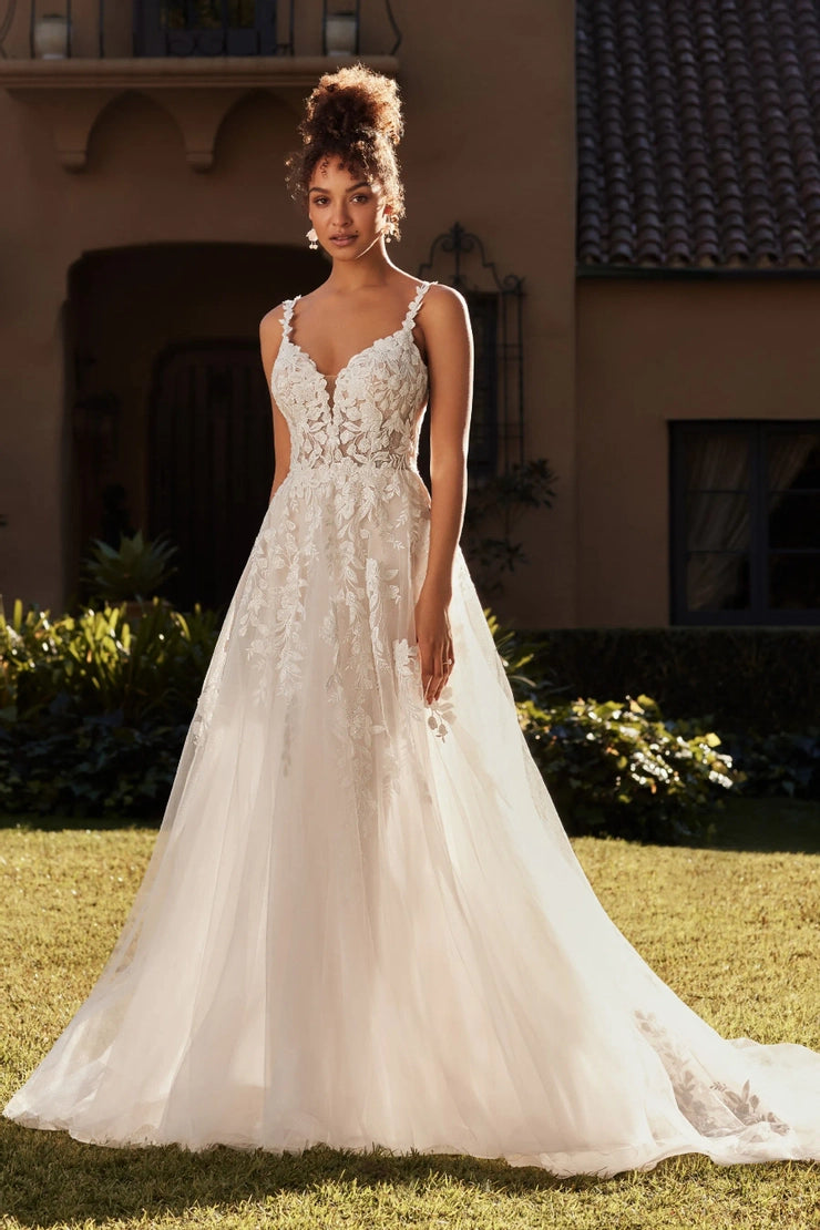 Women's Clothing For Work Elegant Wedding Dresses For Woman Spaghetti Straps V-Neck Lace Appliques Backless A Line Bridal Gown vestidos de novia Women's Clothing For Work Elegant Wedding Dresses For Woman Spaghetti Straps V-Neck Lace Appliques Backless A Line Bridal Gown vestidos de novia