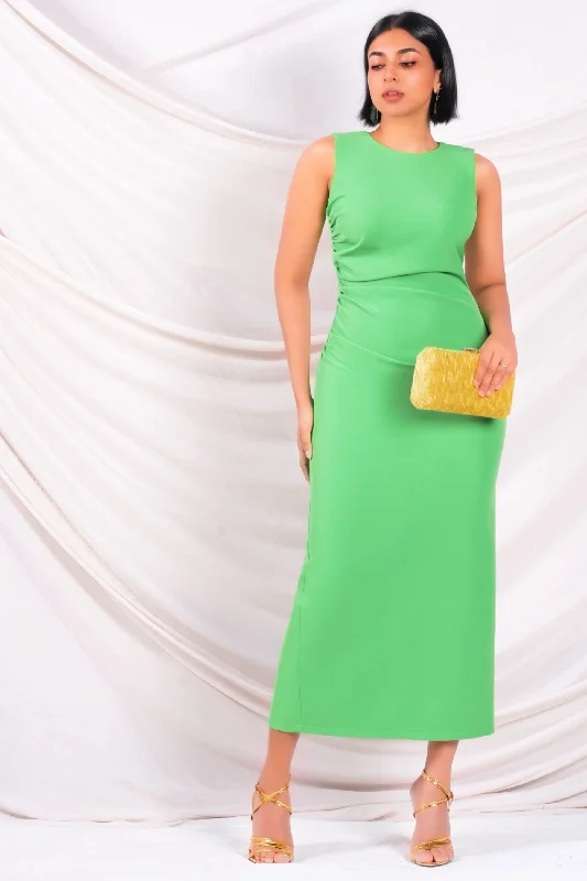 Women's Clothes For The Office Gather Detail Sheath Dress