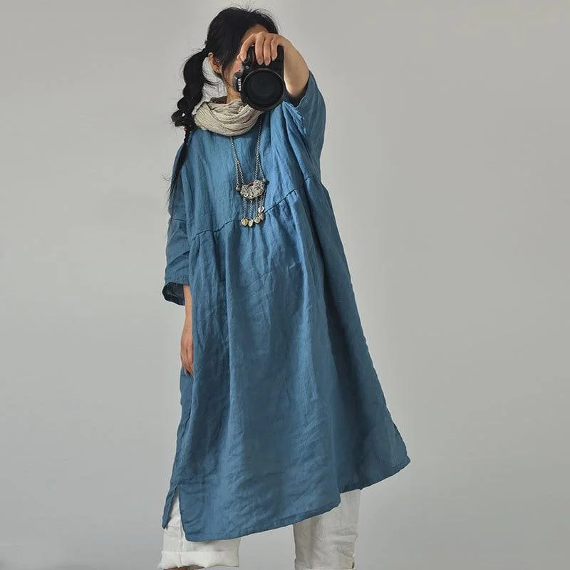 Affordable Trendy Clothes For Women Oversized Pleated Zen Tunic