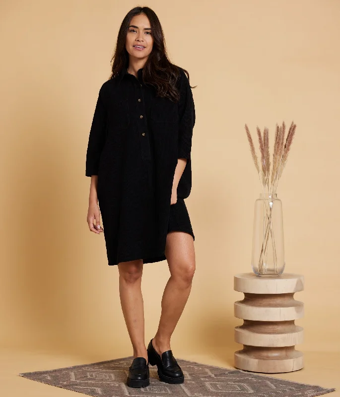 Unique Women's Fashion Pieces Nellie Dress - Black