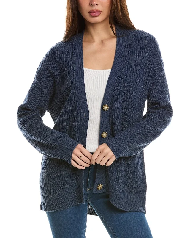 Charming Everyday Clothing For Women Hannah Rose Oversized Shaker Wool & Cashmere-Blend Cardigan
