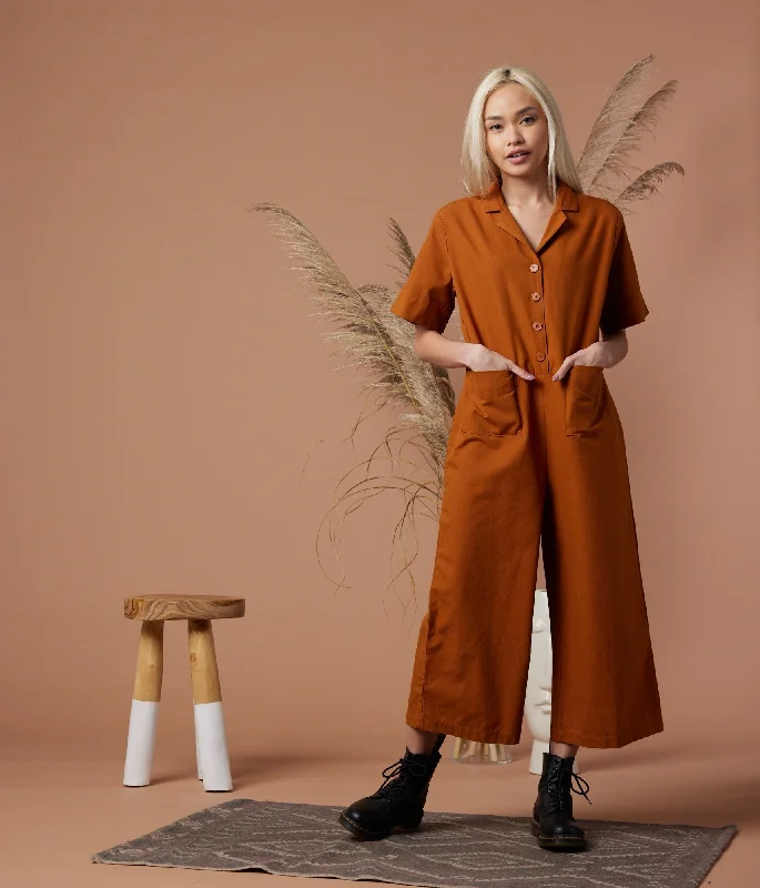 Style Revolution Libra Jumpsuit - Camel