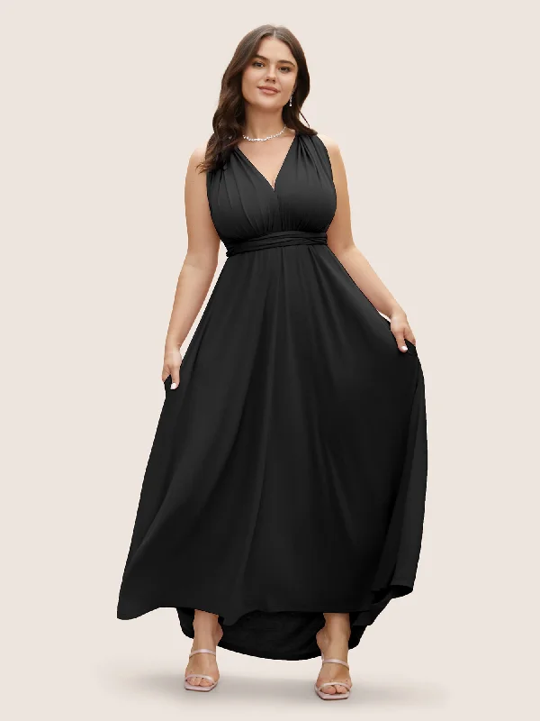 Women's Clothing for Every Season and Trend Everywhere Dress - Monochromatic Wrap Dress