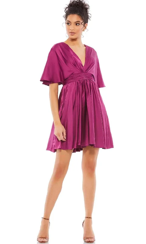 Discover Now Ieena Duggal 26605 - Kimono-Styled Short Dress