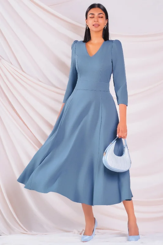 Chic Clothes For Women Midi Skater Dress