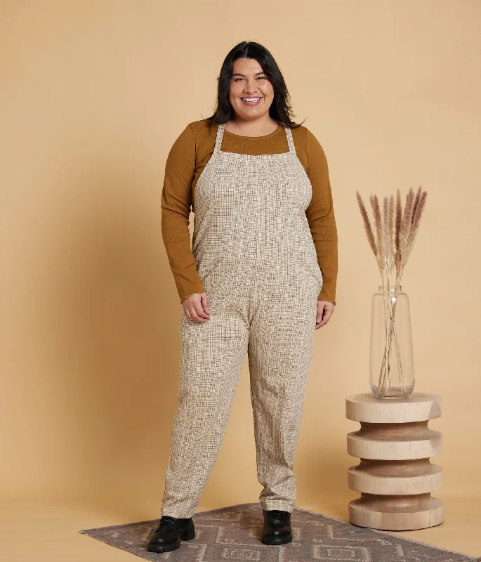 Clothing Brands Cadence Overall - Fog Shadow Plaid